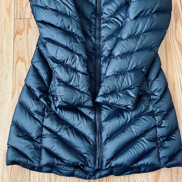 Patagonia long Women's Dark Blue Jacket women’s size Xs - Picture 4 of 12